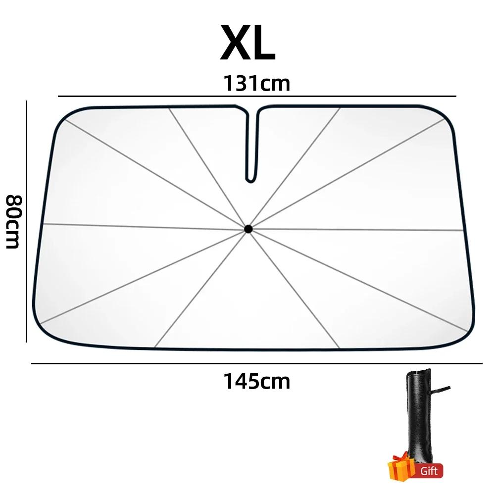 Car Sunshade Windshield Umbrella with 360°Rotation Foldable Handle Front Window Sun shade UV Protection Summer Car Accessories