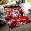 Bayern Munich Customize Text Carpet Design for Playrooms Dining Room Living Rooms Game Room Anti-slip Rug Decorate Offices Best for Christmas