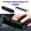 Car Styling Temporary Parking Card Phone Number Card Plate For Mercedes Benz W204 W205 W211 203 212 S E GLE GLS CLA GLC AMG EQE HA1