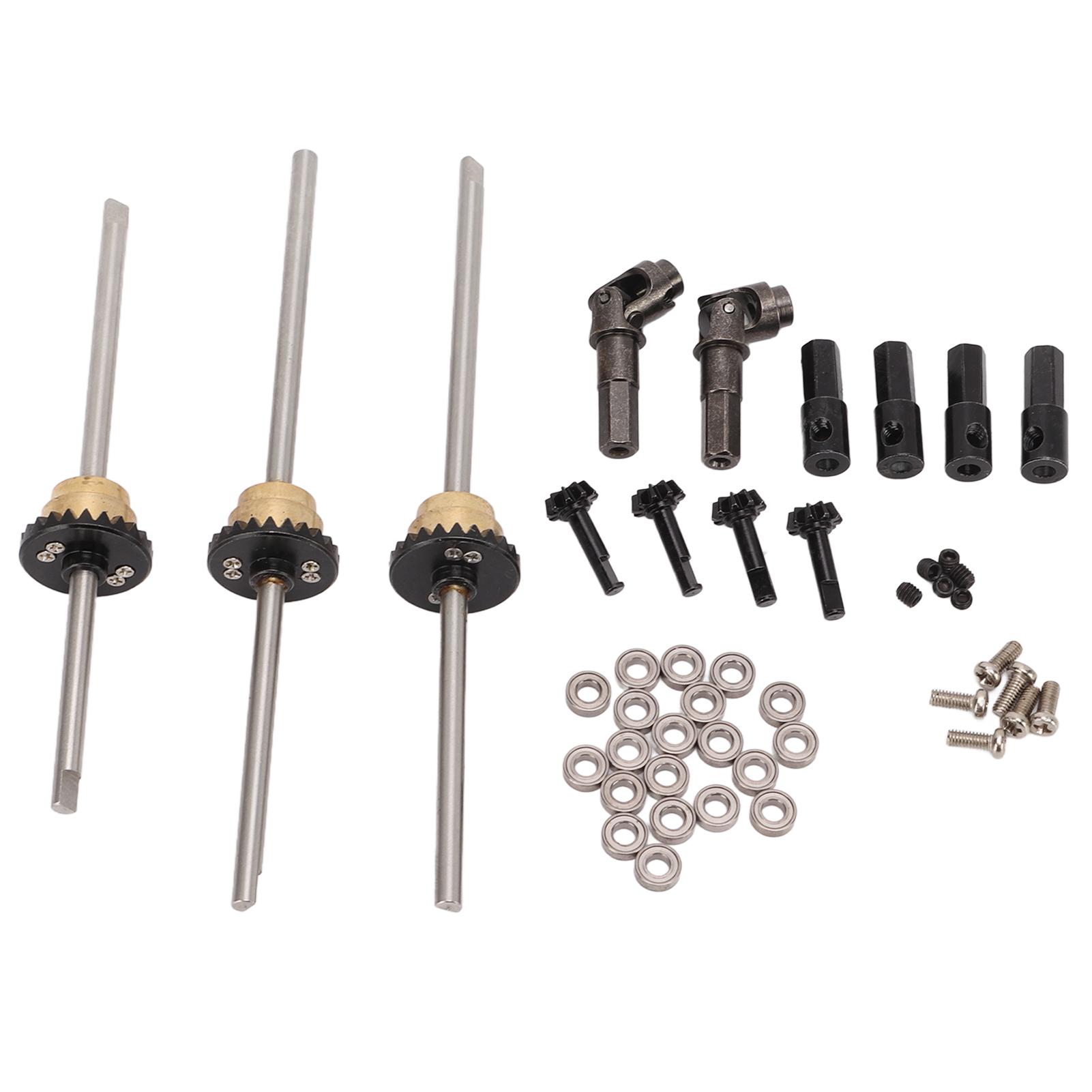

RC Front Middle Rear Axle Differential Kit for WPL C14 C24 C34 C44 B14 B16 B24 B36 116 RC Car