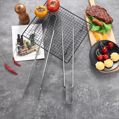 Barbecue Tongs Serving Tongs Heat Resistant Handle Multifunctional Grill Tongs for Kitchen Picnic
