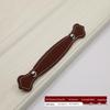 Brown Leather Handle for European Modern Cabinets and Wardrobes