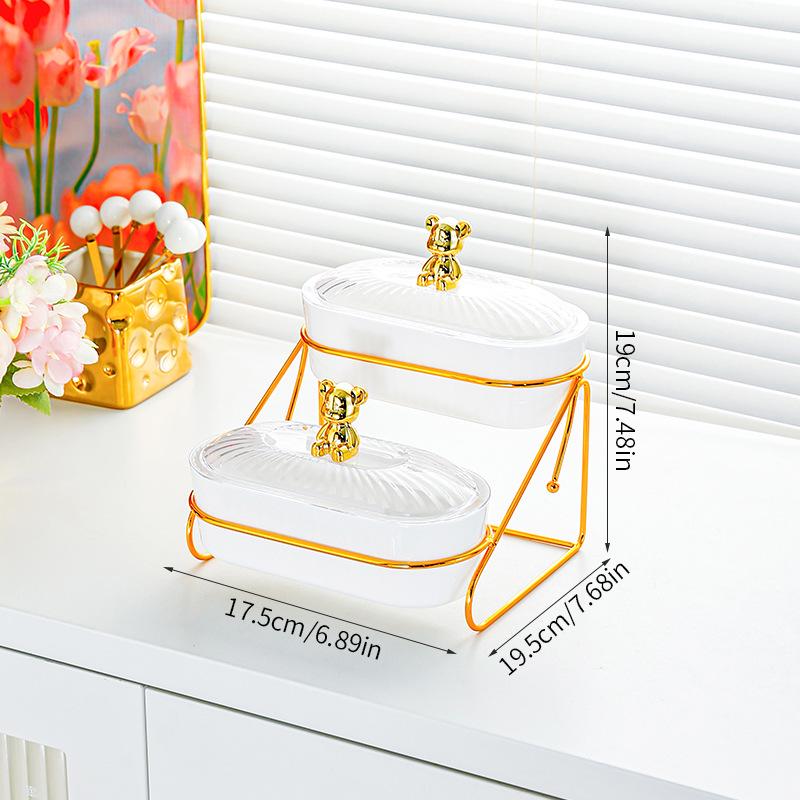 Farfurie de Servire Divizată pentru Fructe și Gustări Stil Nou pentru Living