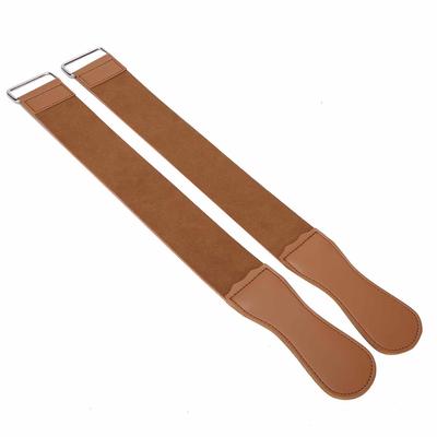 2 τεμ. Straight Razor Strop Διπλό Στρώμα Barber Razor Sharpening Straight Razors Strop Belt