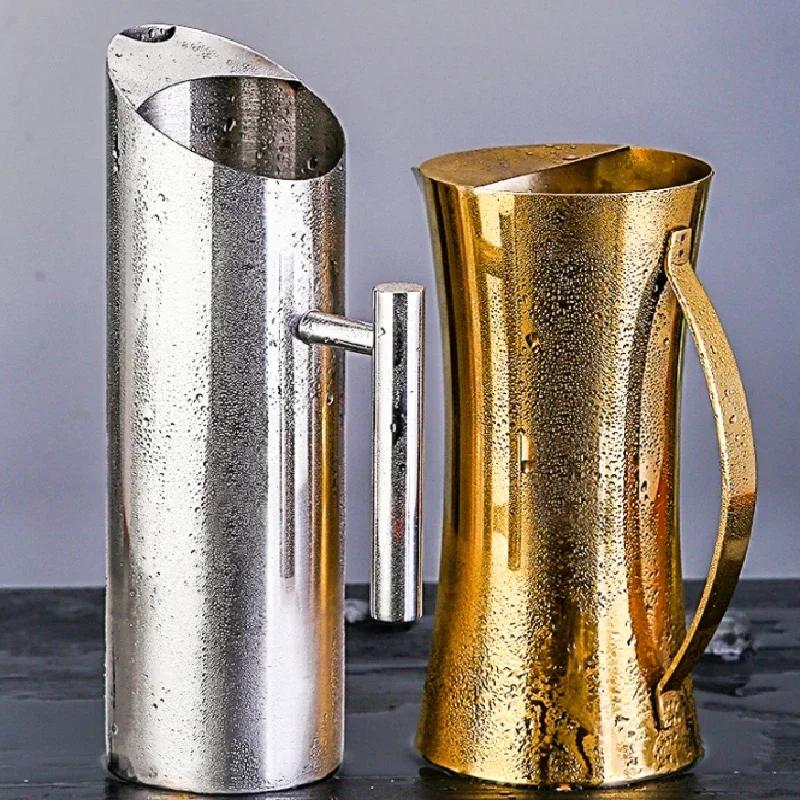 Restaurace Hotel zesílená nerezová konvice na studenou vodu hotelová prodejna horkých hrnců velkokapacitní džusový hrnec pivo nádoba na červené víno