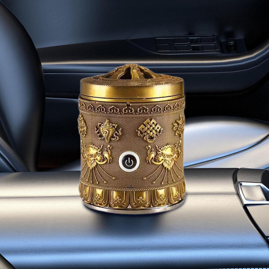 Slitinová kadidelnice jako dárek, funkce automatického vypnutí, držák pro ložnici a SPA