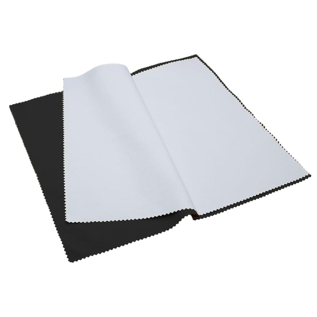 Double Layer Silver Cleaning Cloths Reusable Gold Cleaning Cloth Silver Polishing Cloths for Jewelry Clean and Maintain