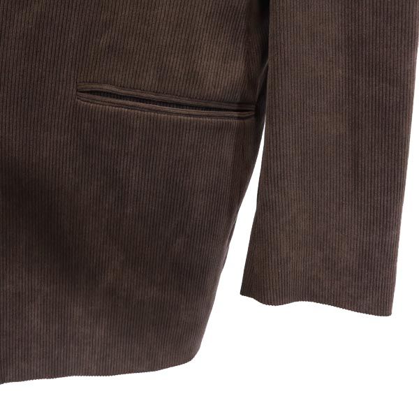 ARMANI Cordory tailored jacket Brown COLLEZIONI Men's Used