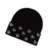 Ladies' Love Hot Diamond Hat Water Diamond Knitted Hat Party