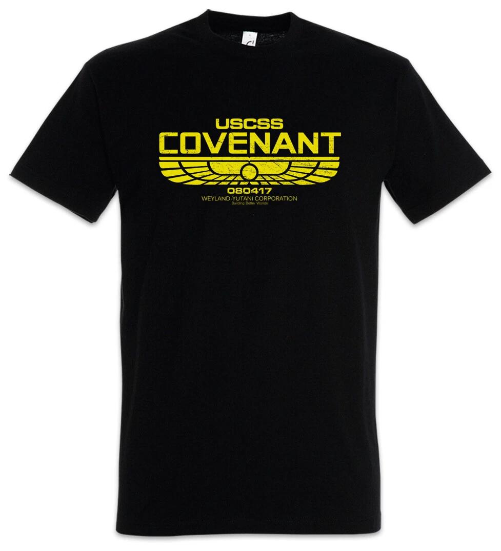 Мужская футболка USCSS Covenant Nostromo Alien Yutani Logo Corp Ripley Prometheus 3XL