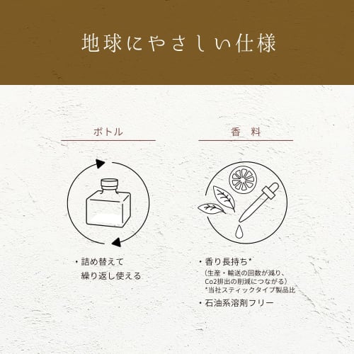 Deodorizing Naturleaf Reed Diffuser for Rooms, White Lily & Bergamot, 80ml, Made In Japan, for Entryways and Living Rooms, Room Fragrance, Deodorizing