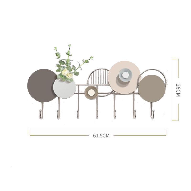

Настенная вешалка с крючками для прихожей для ключей, пальто и шляп