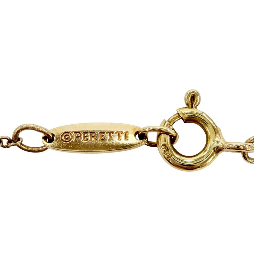 Great TIFFANY&Co. bracelet By the yard Yellow Gold 750 Women Used