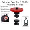 Extruder Gear Compatible with ELEGOO Neptune 4  Pro Plus Max Hardened Steel Dual Gear Kit One Shaft Design Precision