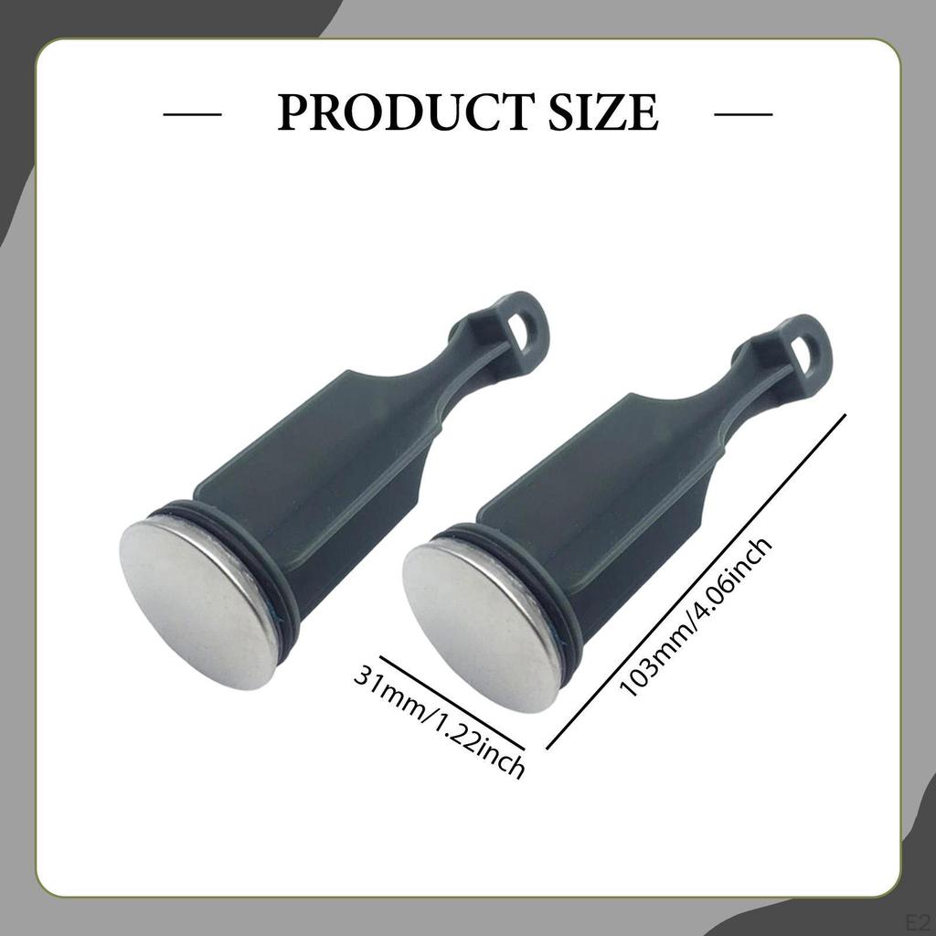 2Pcs Bathroom Sink Popup Drain Stoppers Replacement, Household Repairing Portable European Design