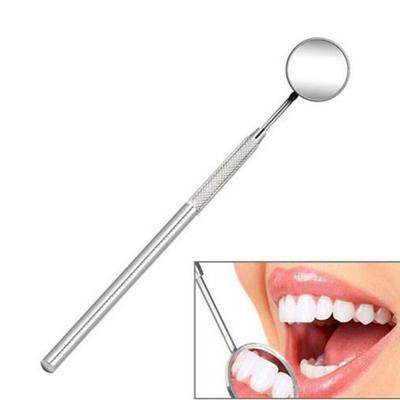 Oglindă dentară din oțel inoxidabil Oglindă pentru stomatolog 1 bucată Oglindă pentru gura dentară pentru dentist