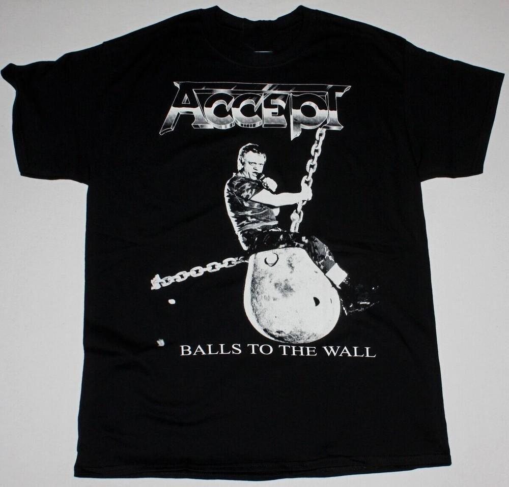 Collection ACCEPT BALLS TO THE WALL Black Shirt Unisex Concert S-5XL LO432 Unisex T-Shirt XXL
