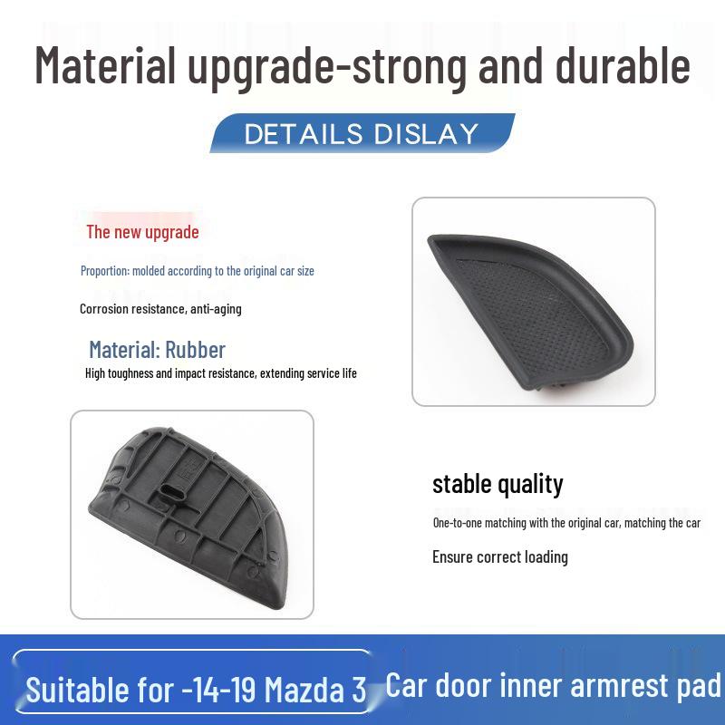 Mazda 3 Axela 2014-2019 Door Armrest & Handle Pad Cover Set