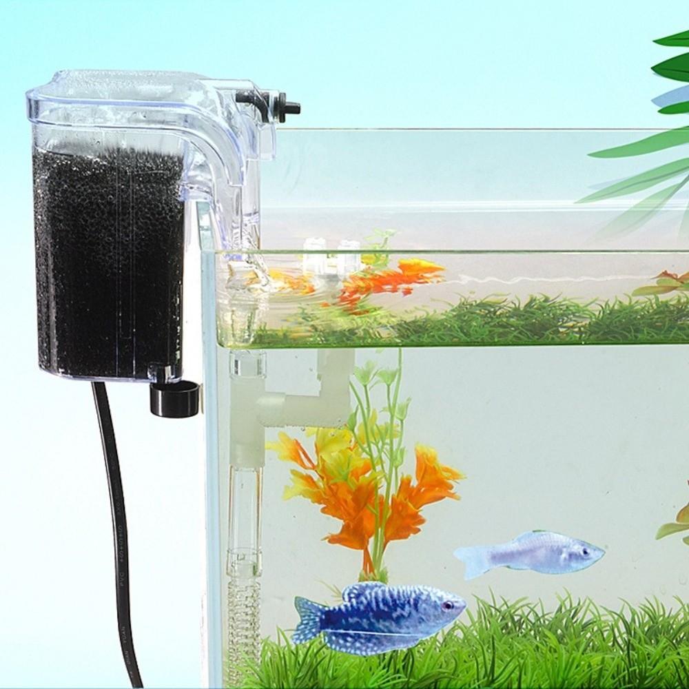 EU/US Plug Fish Tank Filter Silent Operation External Filter Hang-On-Back Filter  Small Fish Tanks