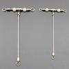 10Pcs High Strength Rolling Round Bearing Snap Fishing Barrels Swivels with Locking Snap Fishing Baits Connectors Clip