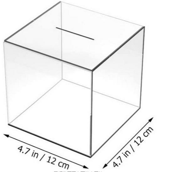 Unbreakable Round Acrylic Piggy Bank for Savings