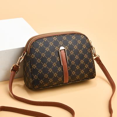 Dámská trendy módní tištěná skořepinová taška ležérní crossbody taška všestranná taška přes rameno designová malá peněženka a kabelky