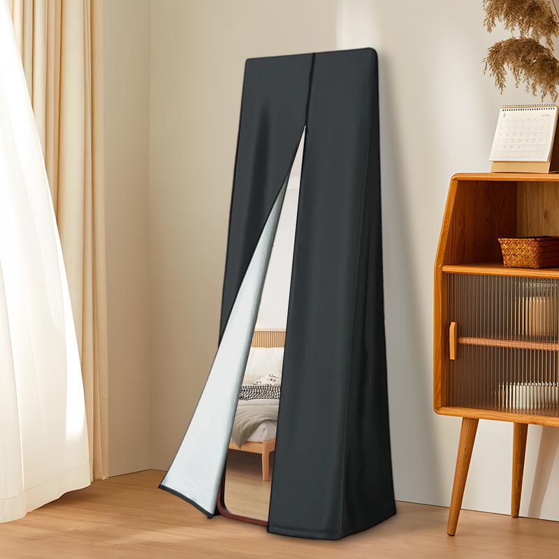 Mirror Dust Cover Waterproof Full-Length Mirror Dust Cover Oxford Fabric Indoor Furniture Protector For Hallway Dormitory