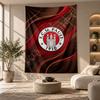 Decorative Tapestry,Fulham Football Printed Wall Art, Lightweight Wall Hanging For Bedroom Background
