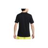 Nike T Shirts Men's Black Crew Neck Moderate Straight Fit FB9816-010