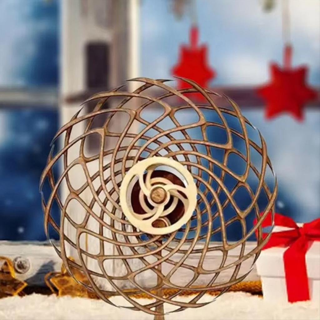 M-Modern-Handmade Retro Dynamic Sculpture Dynamic Wall Art Wooden Windmill Reverse Statue For Living Room Home Decoration Crafts
