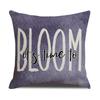 Simple Lavender Throw Pillow Covers With Digital Printing Of Short Plush Fabric Car-Shaped Sofa Cushion For Office Home Decor