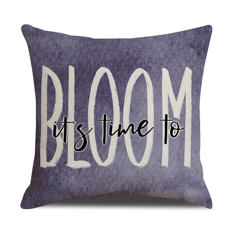 Simple Lavender Throw Pillow Covers With Digital Printing Of Short Plush Fabric Car-Shaped Sofa Cushion For Office Home Decor