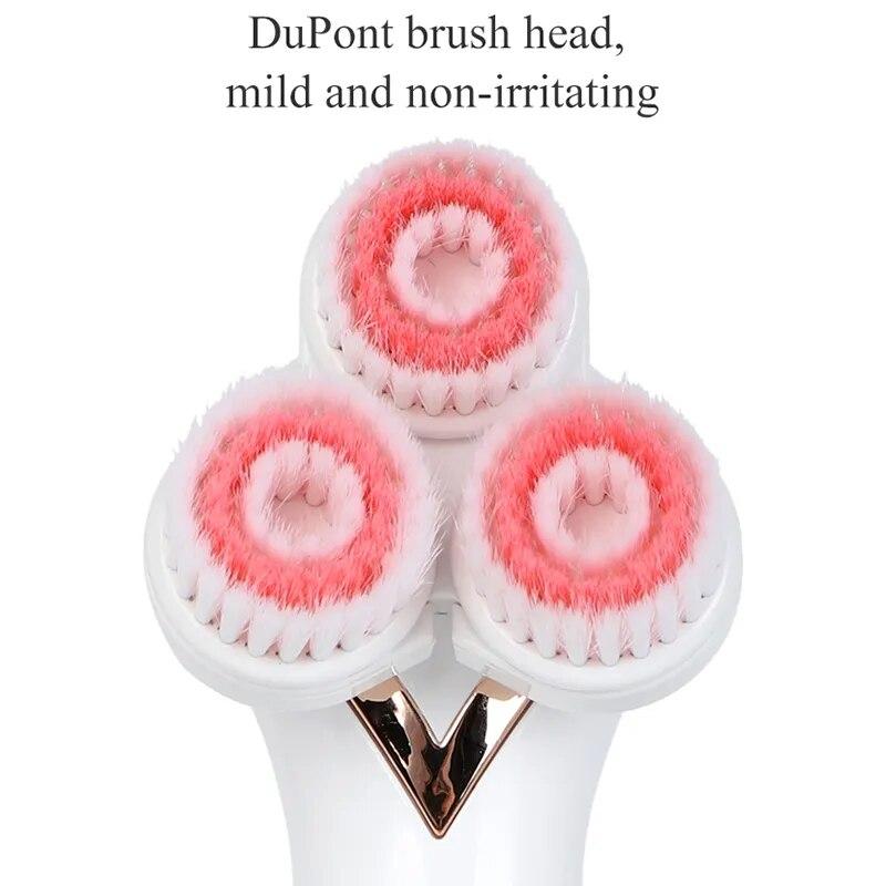 Cleansing Brush Sonic Nu Face Rotating Cleansing Brush Galvanica Facial Spa System Can Deeply Clean Remove Blackheads