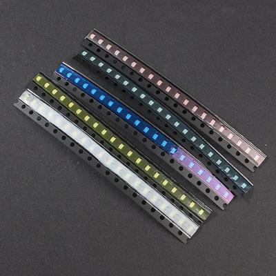 100 Stück 0805 SMD LEDs Dioden Kit Rot, Grün, Blau, Gelb, Weiß 0805 LED-Beleuchtung DIY Elektronische Komponenten Kit