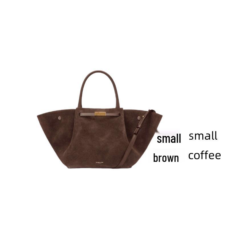 DEMELLIER Wing Suede Tote – Large Capacity, Versatile Women's Commuter Bag