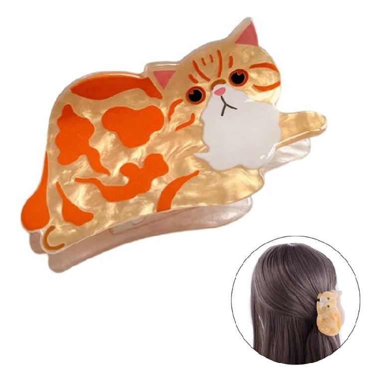 Portable Teen Hair Claw Cartoon Cats/Dogs Braids Ponytail Jaw Clip Easliy Use