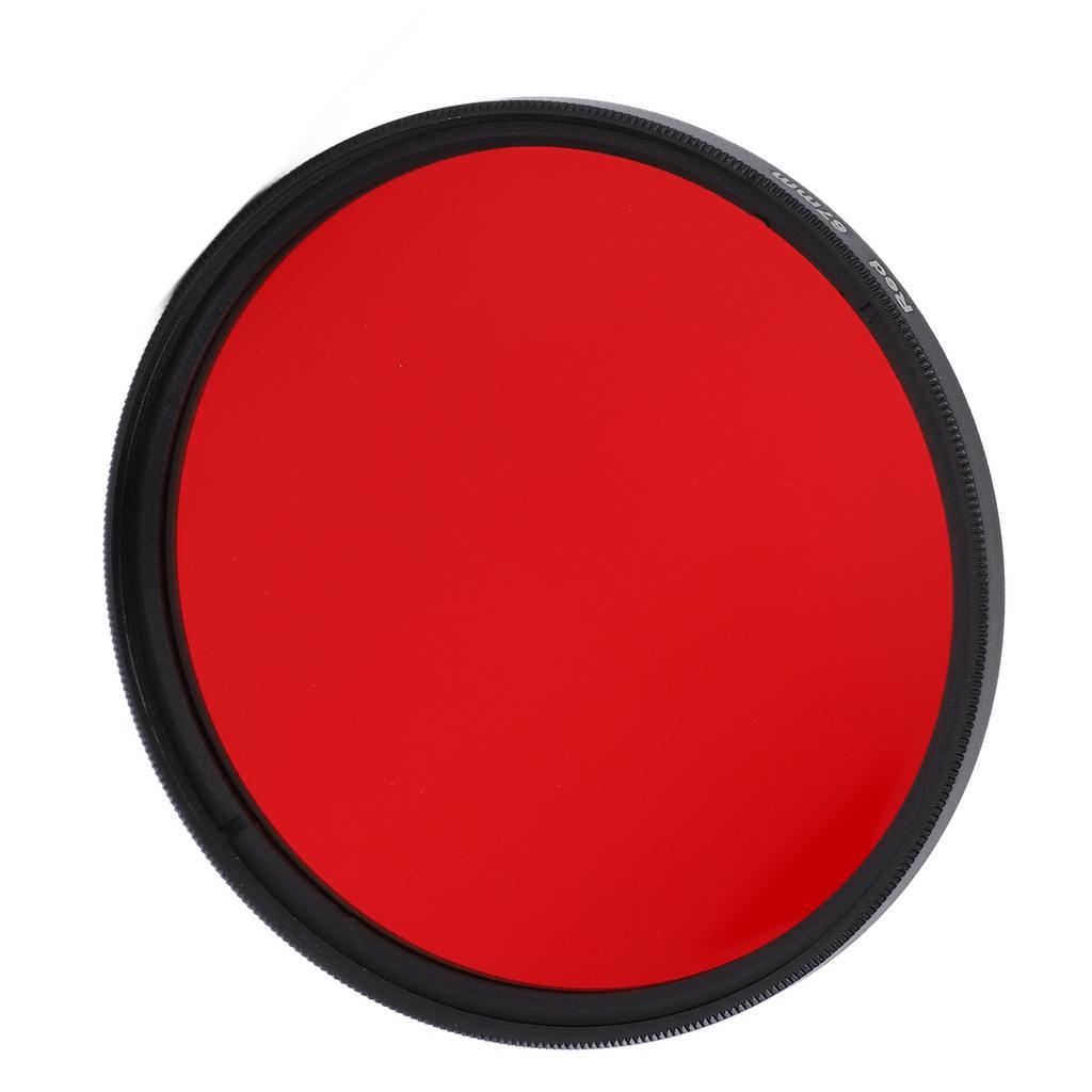 Threaded Camera Lens Filter Full Red Color Filter Optical Glass for Nikon Camera Lens