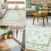 black Cat Mushroom Floral Rug Non Slip Soft Living Room Carpet Animal Print Mat Bedroom Floor Playroom Gothic Indoor Decor Rug