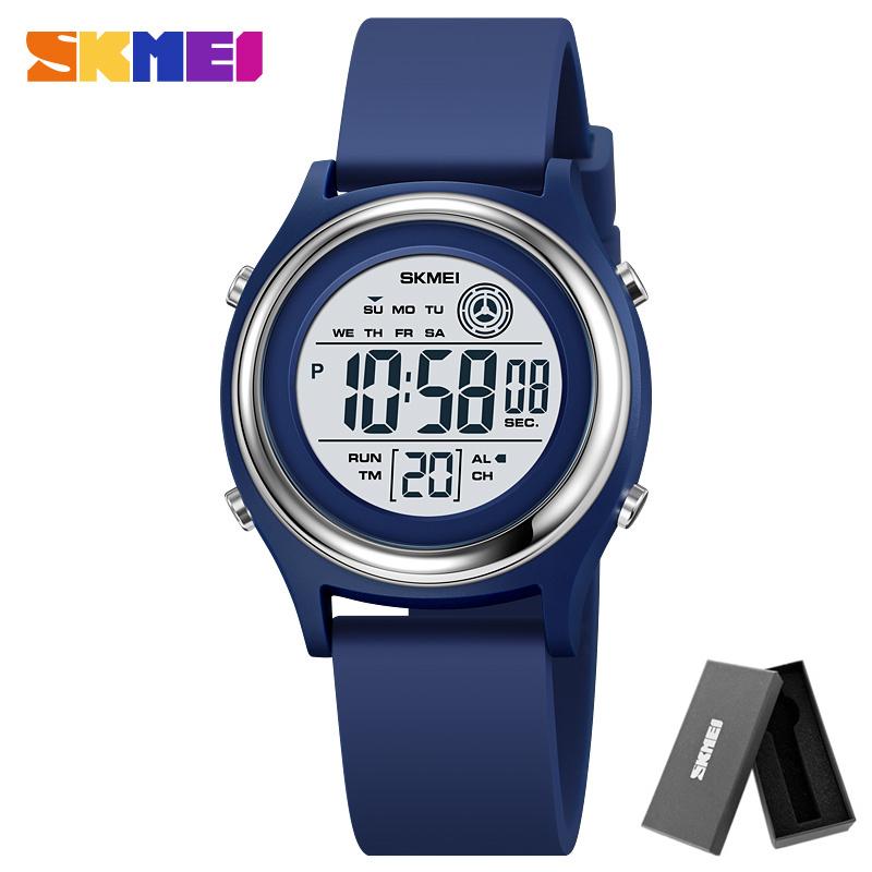 SKMEI 2094 Stoßfest reloj mujer Hintergrundbeleuchtung Display Countdown Digitale Uhren Damen Stoppuhr Lady Armbanduhr 50M Wasserdicht