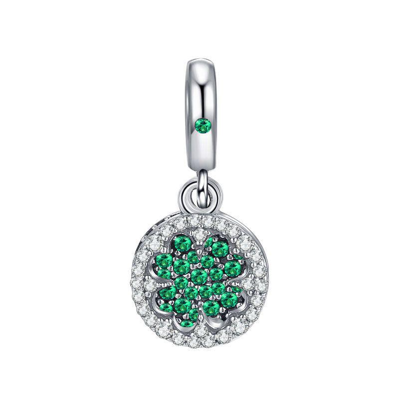 Elegant Women's S925 Sterling Silver Four-Leaf Clover Pendant - Luxury, Retro & Versatile Design