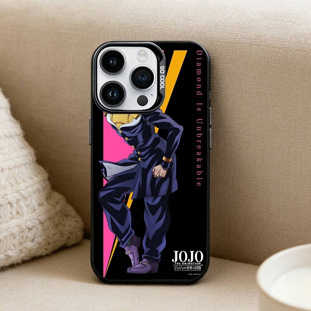 Anime J-JoJo's Bizarre Adventure HOT  Phone Case For iPhone 16,15,14,13,12,17,Pro,MAX Black Matte Shockproof Cover