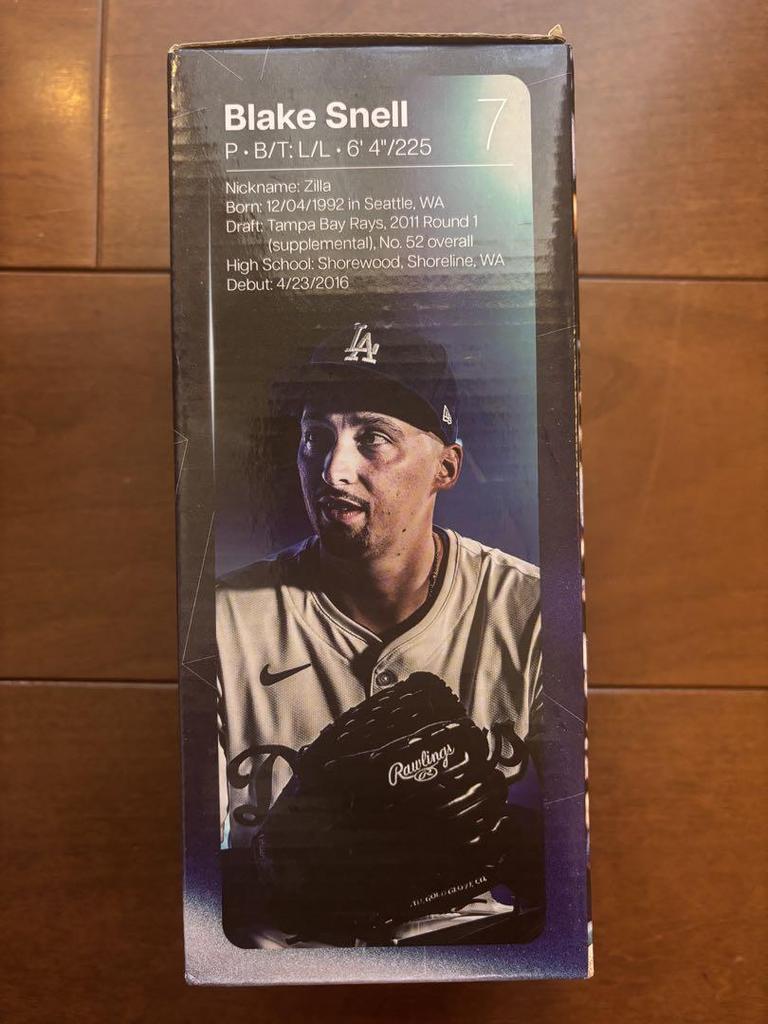 [USED] Blake Snell Bobblehead June 16th Novelty