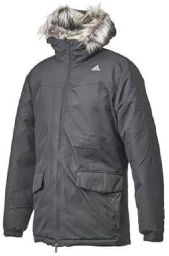 

adidas Medium Padded Fur Midnight Men s Jacket, Gray, KAU50-AA1366 (J/M)