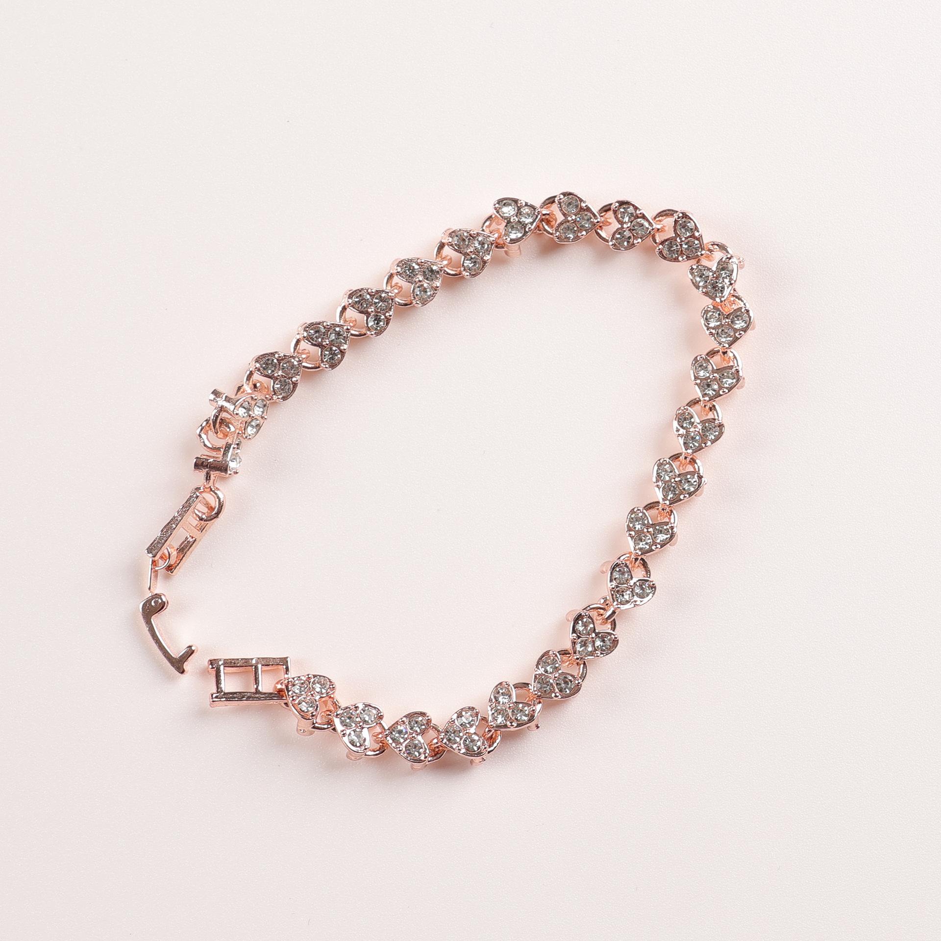 

Korean version of fashion Roman bracelet simple personality super flash full diamond zircon hand jewelry Mori Internet celebrity bracelet watch