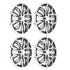4 Pcs 14 Inch Hubcaps Full Protection Stylish Look Universal Fit R14 Wheel Rim Cover for Most Cars Truck SUV Silver