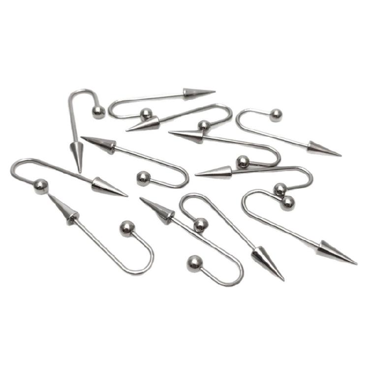 3 Pieces Stainless Steel Ear Bone Clips Punk Style Jewelry Set U Shaped Design Sophisticated Earrings For Teens Girls Christmas Gifts