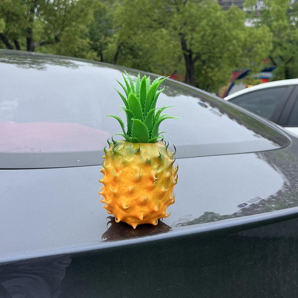 Plastics Pineapple Car Trunk Decor Decoration Pineapple Car Decoration  Beach Vehicles