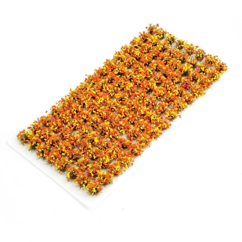 Railway Train Static Grass Tuft Simulation Mini Flower Tuft Miniature Flower Grass  Sand Table