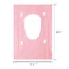 20 Pieces Disposable Toilet Seat Cover Nonslip Adhesives for Road Trips