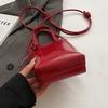 PU Leather Mini Crossbody Bag for Women 2025 New Korean Fashion Luxury Shoulder Bags Female Simple Retro Handbags and Purses